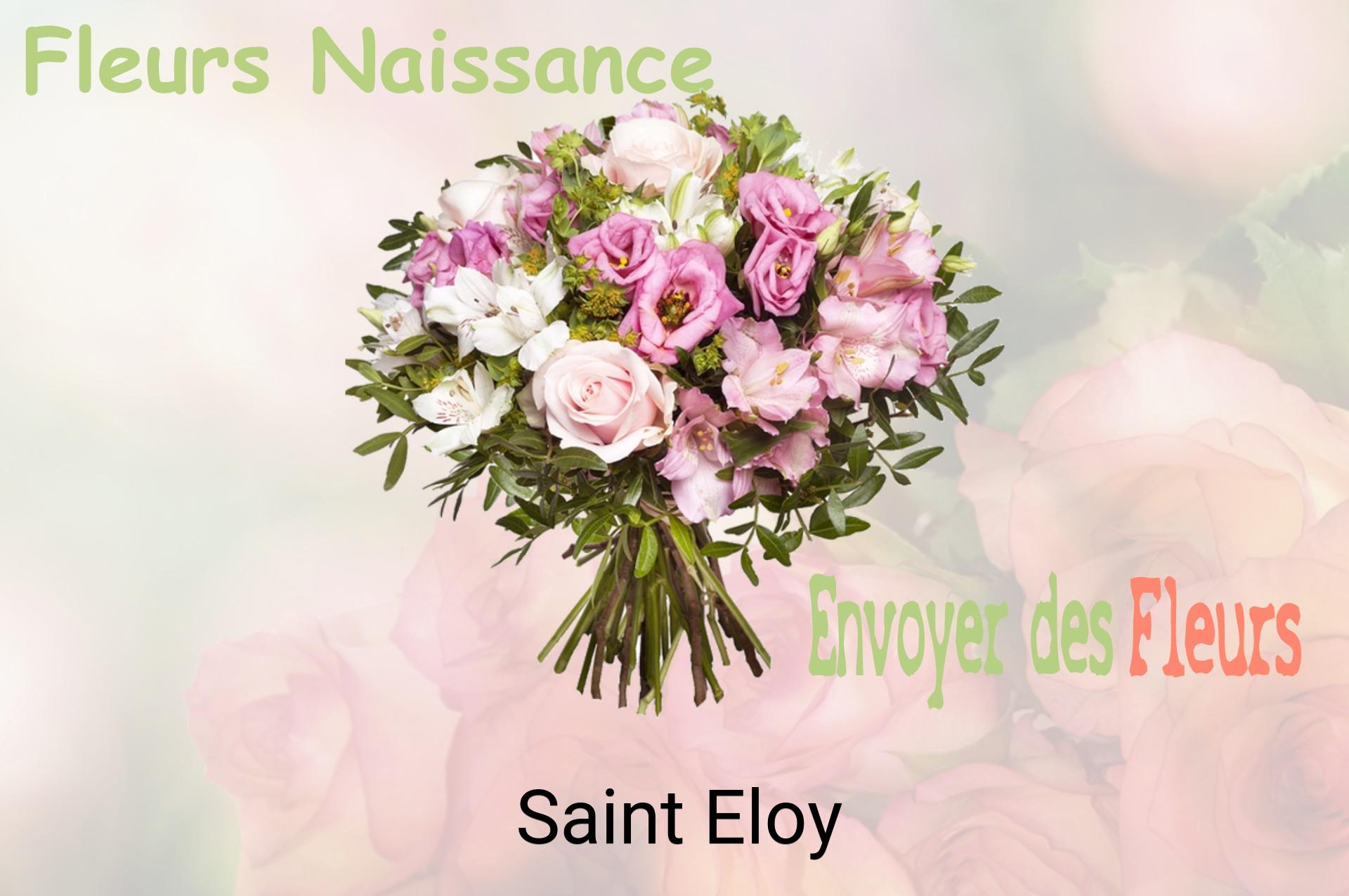 Bouquet de fleurs de naissance livré à Saint-Eloy